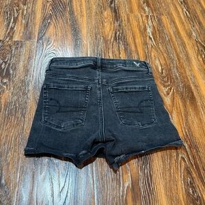 American Eagle Outfitters Size 0 Women's Super Stretch Black Jean Shorts 25